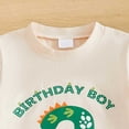 thumbnail image 5 of Staki Boys Shirts Toddler Short Sleeve Cotton T-Shirts Boys Summer Clothes Crew Neck Tops for Kids 2T 3T 4T Purple,1-2 Years, 5 of 7