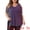 Blue Purple, variant on Women's Plus Glitter Sequin Cold Shoulder Short Sleeve Party Blouse 1X Gold