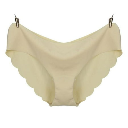 

QWZNDZGRBriefs Seamless Panties Women Underwear Solid Color Ruffle Lingerie Female Low Waist Sexy Panty Ultra Thin S-XL Ladies Hot Sale