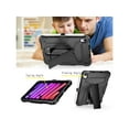 thumbnail image 4 of New iPad Mini 6 Case 8.3" (2021 Released) - Epicgadget Shockproof Rugged Hybrid Case with Kickstand Pencil Holder Cover Case for Apple 2021 iPad Mini 6th Generation 8.3-inch Display (Black/Black), 4 of 4