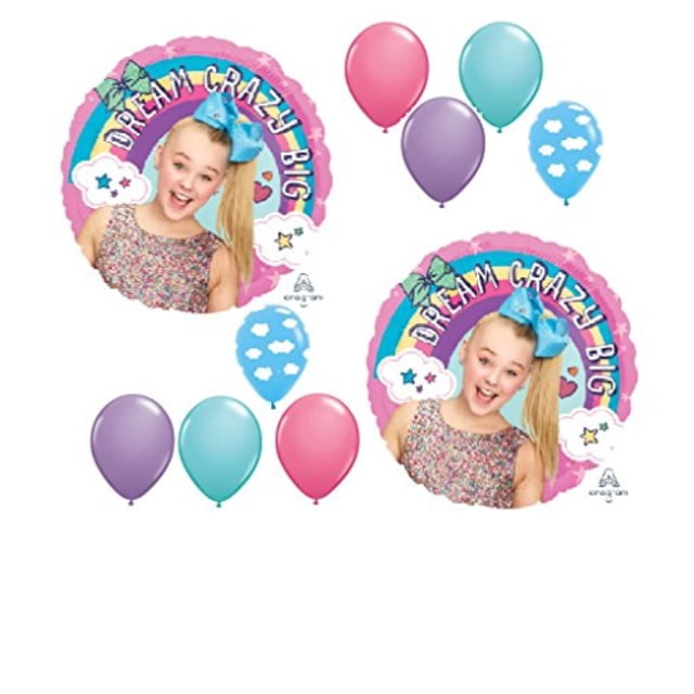 jojo siwa party decorations dream crazy big balloons 10 count mylar and