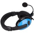 thumbnail image 5 of Auriculares electrónicos Enchufes multifuncionales Auriculares para juegos de voz con micrófono para computadoras Teléfono móvilNegro Azul, 5 of 5