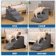 thumbnail image 3 of Escalera para perros Aodisman de 4 peldaños antideslizante para interior, gris, 3 of 7