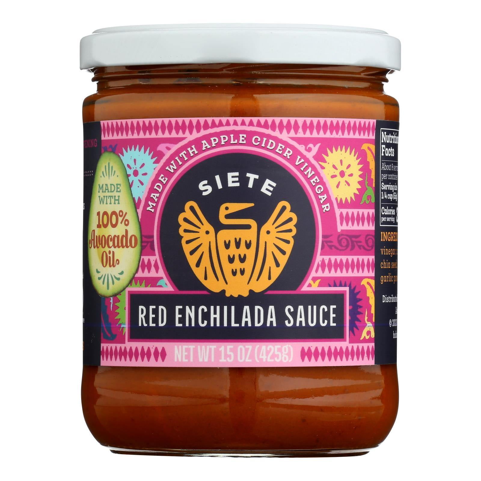 Siete Sauce Red Enchilada Case of 616 OZ