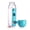 Blue, variant on Creative 2-in-1 Medicine Box Water Cup, 7-Day Divided Outdoor Portable Water Bottle with Weekly Pill Organizer, One-Week Medicine Cup