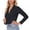 Black, variant on Womens Button Down Blouses, Collared Spring and Fall Solid Color Stretch Business Top for Womens Black