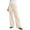 AO15_Khaki, variant on Womens Casual Wide Leg Pants Summer Beach Drawstring Palazzo Trousers Elastic Wasited Slacks with Pockets Gray S