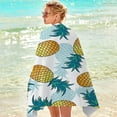 thumbnail image 6 of LACKUST Microfiber Pineapple Beach Towel - Oversized Quick-Dry Towel for Adults, Beach & Travel, 30x60 Inches, 6 of 6