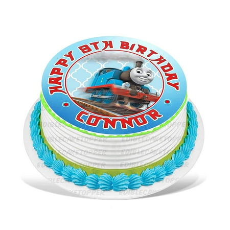 Inkuten Thomas The Train Birthday Cake Topper, by Inkuten