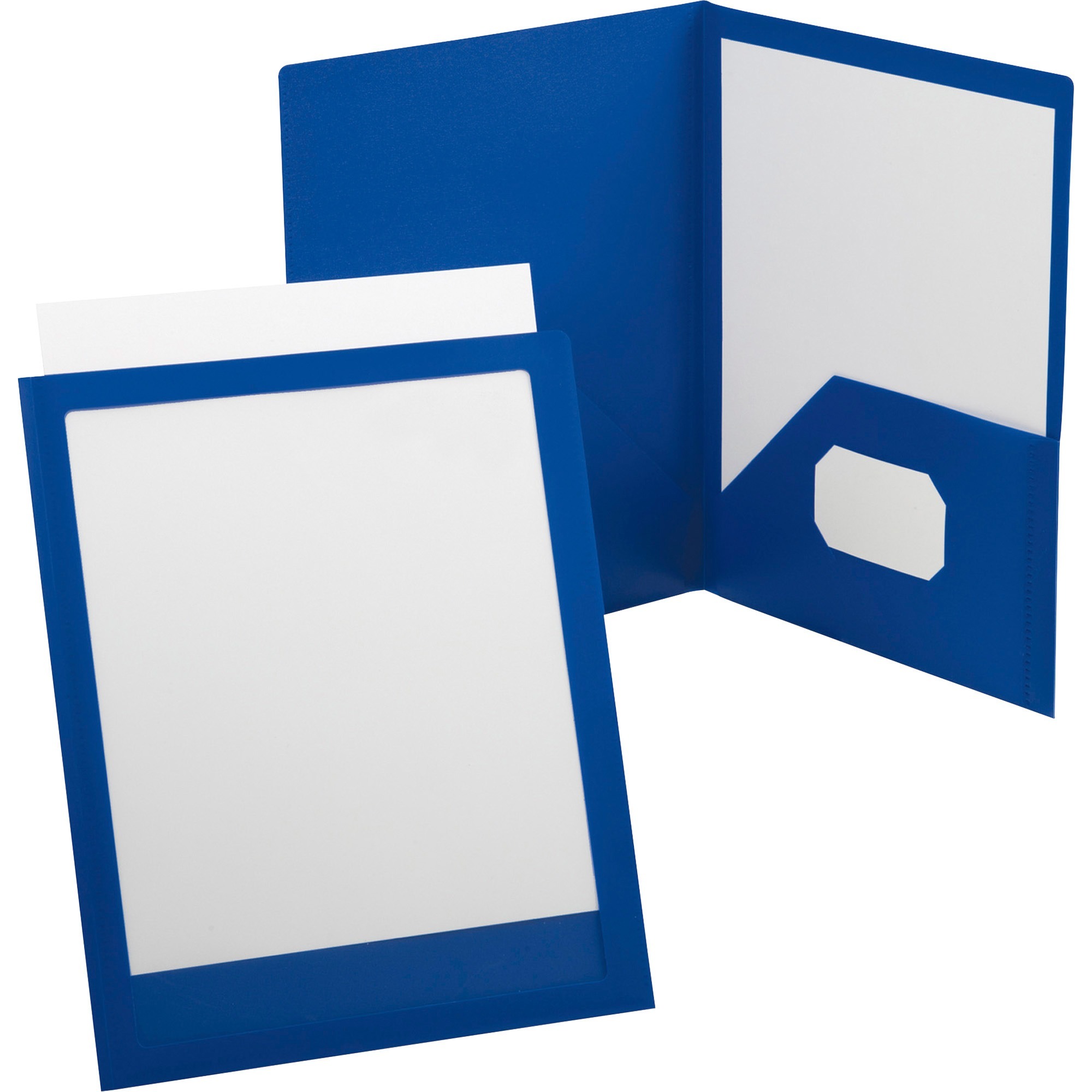 Oxford, OXF57441, Viewfolio Presentation Folders, 1 Each, Blue