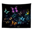 thumbnail image 1 of Tapiz de pared con diseño de mariposas, microtela, 150 x 130 cm, estética ambiental, 1 of 2