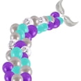 thumbnail image 1 of Mermaid Balloon Arch Kit Fish Tail Balloon Garland Kit Theme Party Decorations for Wedding Birthday Party Decor, 1 of 7