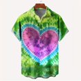thumbnail image 4 of Camisa de verano para hombre, camisa de manga corta con estampado de amor para hombre, 2024, nueva camisa hawaiana informal de manga corta para hombre, ropa informal de playa, 4 of 4