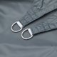 thumbnail image 4 of Vela de sombra rectangular, 2x4m, impermeable, anti-UV, impermeable y transpirable, gris claro, 4 of 5