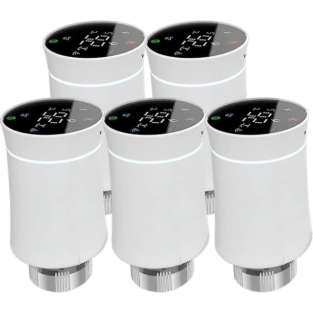 Válvula actuadora de radiador, Tuya Zigbee3.0, termostato programable inteligente, calentador de temperatura, Trv, Alexa, Control por voz