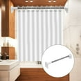 thumbnail image 4 of HLONK Curtain Rod Tension Rods Rods Adjustable Adjustable Closet Loaded Spring Extension Tention Rod Mini Small Drilling Short, 4 of 11