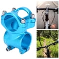 thumbnail image 4 of Bicycle Handlebar Riser, High-Strength CNC Machined Aluminum Alloy Bicycle Short Stem, With Colorful Appearance For Road Bikes Fixed Gear Bikes Black,Red,Blue, 4 of 8