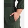 thumbnail image 4 of Terra & Sky Women's Plus Tiered Smocked Knit Maxi Dress, Sizes 0X-4X, 4 of 4
