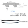 thumbnail image 2 of 89-MXL-012 Timing Belt 112 Teeth Closed Loop Pulley Timing Belt 8.9" Length x 0.125" Width, 2 of 4