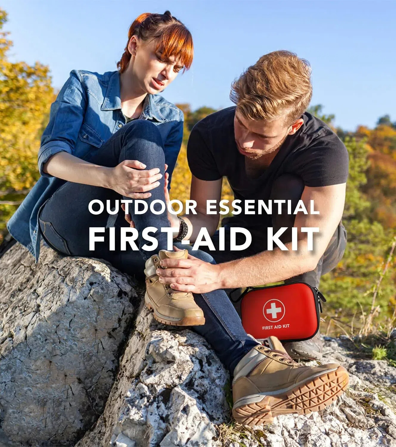 WEXLYN Mini First Aid Kit - 120 Piece Waterproof Hard Shell photo 4