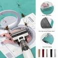 thumbnail image 5 of Area Rugs 4'x6'. Pink Pig Carpet Runner Indoor Outdoor Rugs Home Decor Aesthetic, Teal Laundry Room Washing Machine Non Slip Mats Washable Accent Rug for Living Room Bedroom, 5 of 8