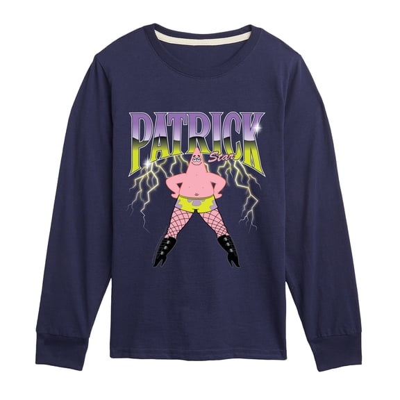 SpongeBob SquarePants - Patrick Star - Youth Boys Long Sleeve Graphic T-Shirt