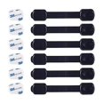 thumbnail image 1 of Cerraduras de seguridad a prueba de niños - Cerradura de gabinete a prueba de bebés, negro, 11 Feliz Sencillez, 1 of 5