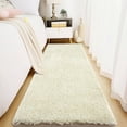 thumbnail image 2 of Haperlare 2' x 8' Beige Fuzzy Shaggy Runner Rug Fluffy Indoor Runner Rug Luxury Shag Carpets Home Decor Rugs for Bedrooms Living Room, 2 of 5