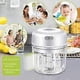 thumbnail image 5 of Green-Mini Mixer Blender Electric Chopper Small Mixer Garlic Press Mincer Chopper Vegetable Onion Cutter(250ml), 5 of 5