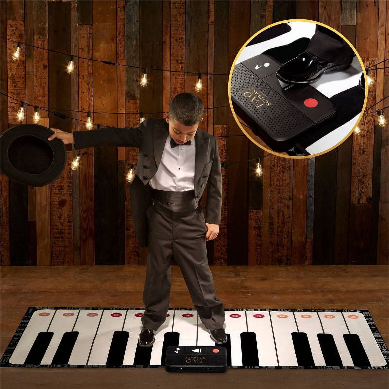 FAO Schwarz Giant 69" Dance-On Piano Baby Playmat