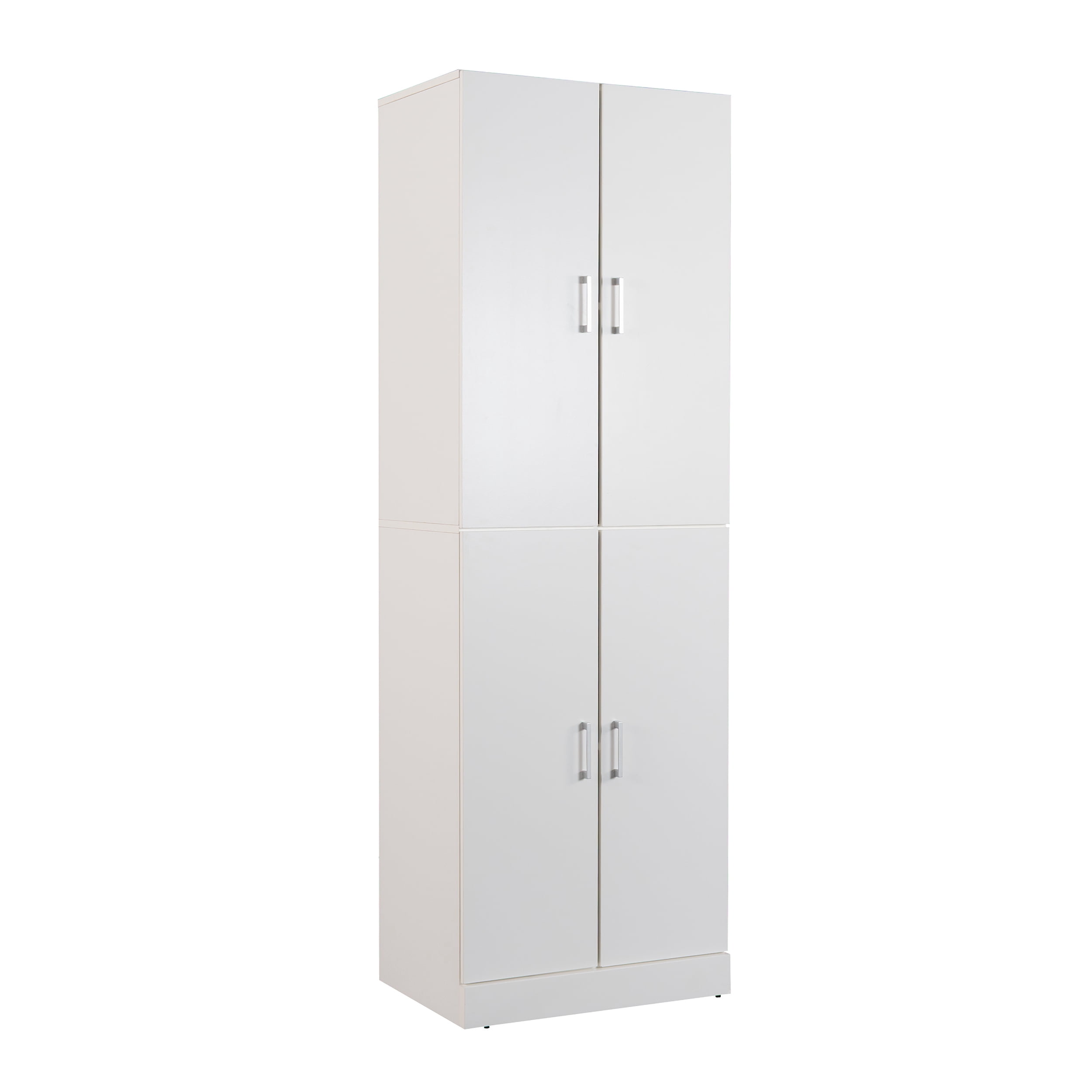 Mainstays 72" 4-Door Pantry Cabinet, White Finish