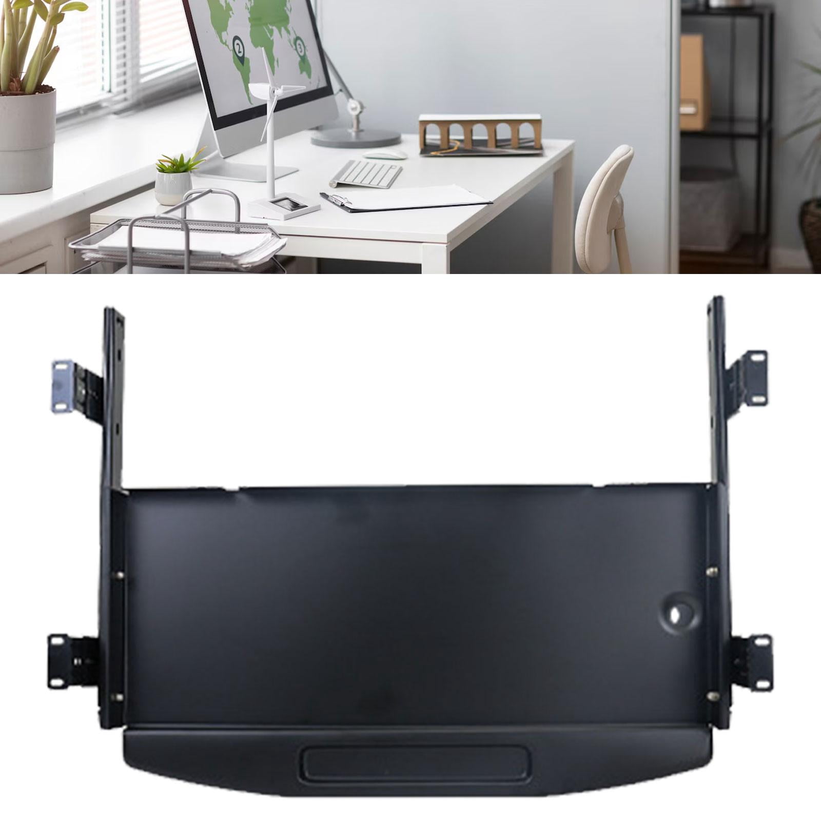 TISHITA Desk Drawer Keyboard Tray Keyboard Drawer under Desk Sliding Keyboard Shelf Supplies Portable Pull Out Keyboard Tray for Home Black