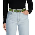 thumbnail image 3 of What Up Doe Brown Belt Green Letters by Bougie Trash 50" one size fits most, 3 of 3