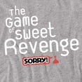 thumbnail image 2 of Sorry Sweet Revenge Women's T Shirt, Athletic Heather, Large, 2 of 6