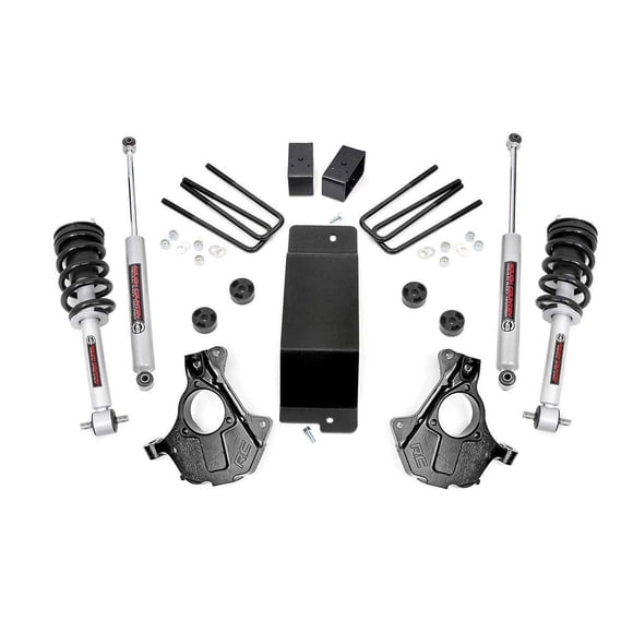 Rough Country 3.5"" Lift Kit w/N3 Struts & Shocks for 14-18 Chevy/GMC 1500-12132