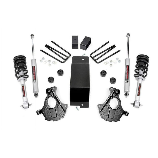 Rough Country 3.5"" Lift Kit w/N3 Struts & Shocks for 14-18 Chevy/GMC 1500-12132