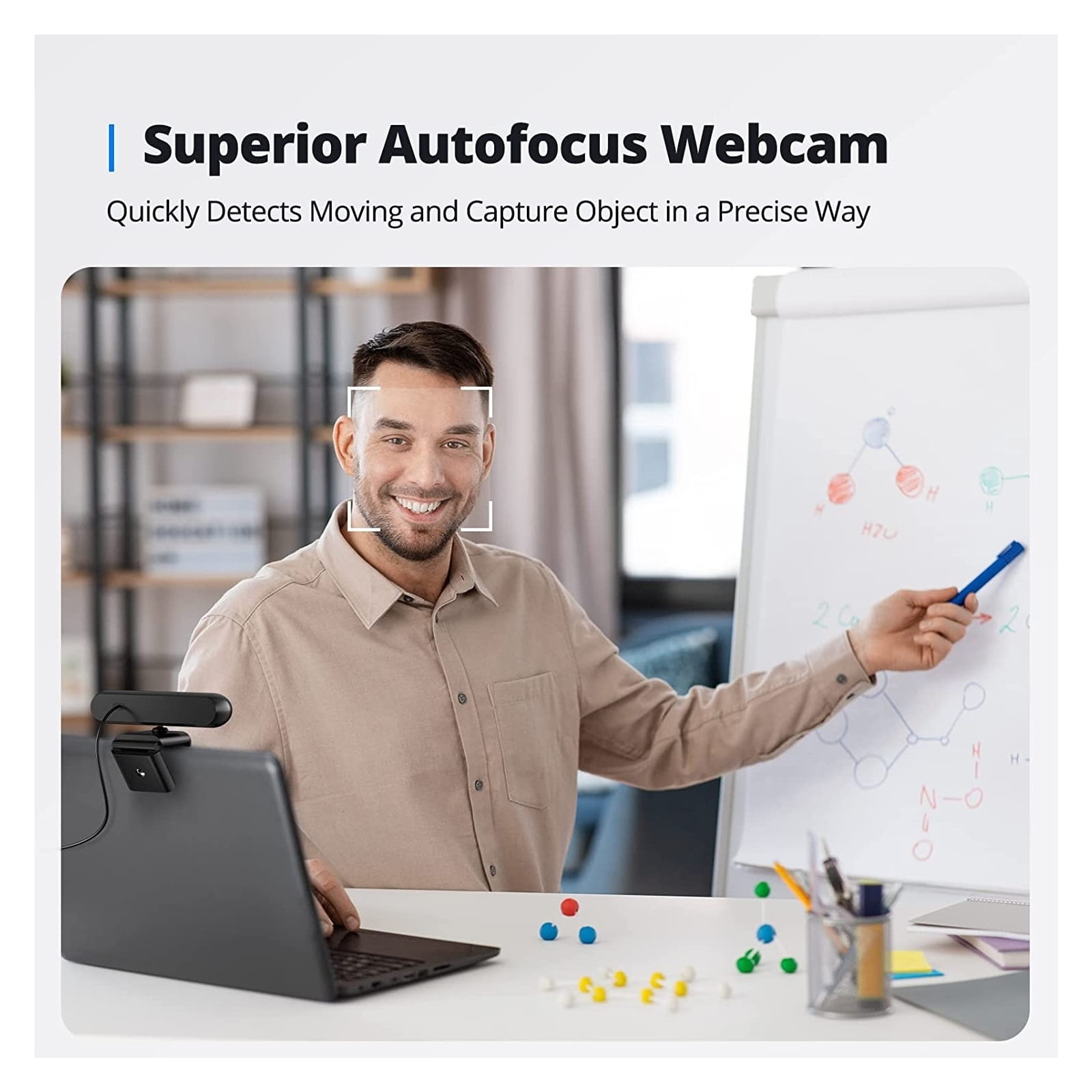 Webcam 4K HD Webcam 8MP Auto Focus USB Web Camera With Microphone Webcamera For Laptop PC/ Video Call/ Streaming ,HD Video