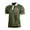 Army Green, variant on Yiaimeir Men's Three Button Printed Lapel Short Sleeve T-Shirt Top Streetwear,Size M-3XL