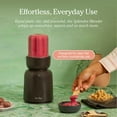 thumbnail image 5 of Splendor Blender - 1000W High-Power | Ultra-Sharp Blades | 2 Blending Modes | Includes 25 oz Personal Cup and Drinking Lid Set | Smoothies, Shakes & More | Char, 5 of 5