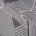 thumbnail image 4 of Simpli Home Pouf Carré à Motifs en Blanc et Gris, 4 of 6