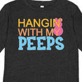 thumbnail image 4 of Inktastic Hanging with My Peeps Boys or Girls Long Sleeve Toddler T-Shirt, 4 of 5