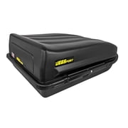 JEGS 18 Cubic ft. Rooftop Cargo Carrier, Heavy-Duty Weatherproof Lockable Hard Shell Storage w/110 lb. Carrying Capacity
