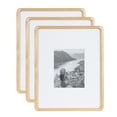 thumbnail image 5 of Kate and Laurel Inglewood Modern Wall Picture Frame Set of 3, 16x20 matted to 8x10, Natural Wood, Three-Piece Frame Set for Gallery Wall Accent Set in Living Room Decor, 5 of 9