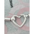 thumbnail image 2 of Pandora Pulsera Moments con Cadena de Serpiente y Cierre de Corazón, 2 of 5