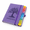 Purple, variant on Seagreen Address Book with Colorful Alphabetical Tabs, 5.8" x 8.4"