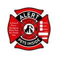 thumbnail image 1 of KPet Inside Sticker Fade Inside Fire Sticker Alert in of Emergencies Fire Decal for Cat/ Home Window Door Sign, 1 of 5