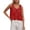 Red [Womens Tank Tops] [Summer Deals New Arrivals] [WenDA6062731], variant on WEIWEN Womens Tank Tops Ruffled Sheer Lace Sleeveless Going Out Tops for Women Summer Tie Front Scoop Neckline Cropped Vest Shirts Women's Clothing Light Purple, S