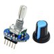 thumbnail image 1 of Potenciómetro giratorio de audio redondo 5V portátil útil de alta precisión para Arduino, 1 of 8