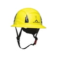 thumbnail image 2 of Malta Dynamics APEX Type 2 Class C Full Brim Vented Safety Helmet, ANSI Z89.1, EN12492, OSHA, Yellow, 2 of 5