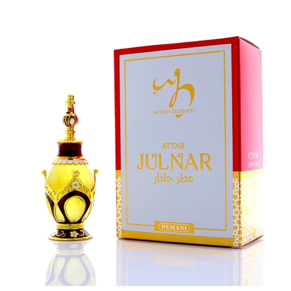 WB by HEMANI Attar Julnar Parfum 20mL (0.7 fl oz) - 100% Halal Essential Oil Based Perfume